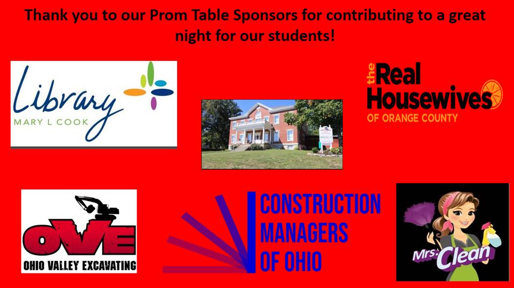 thank you prom sponsors